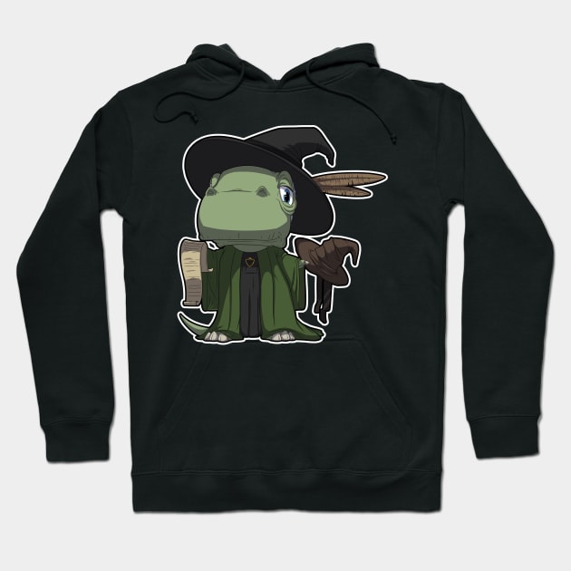 Dino witch Hoodie by DinoTropolis